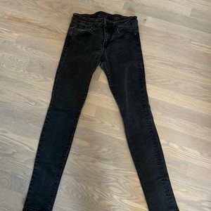 Distressed black Jeans